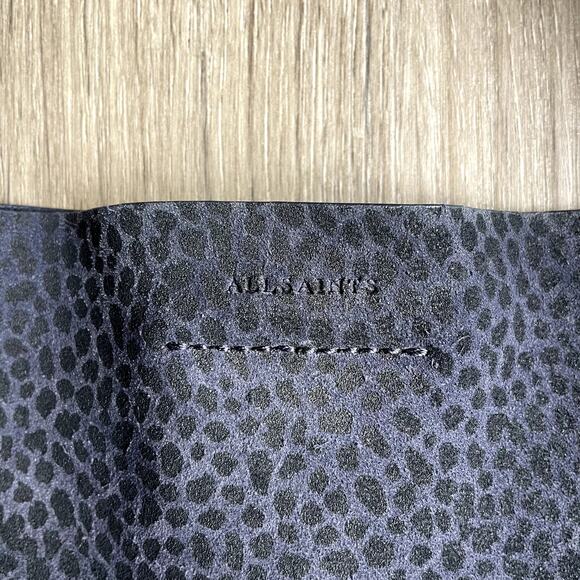 All Saints Pearl Mini Hobo Bag Black/blue - Picture 2 of 7